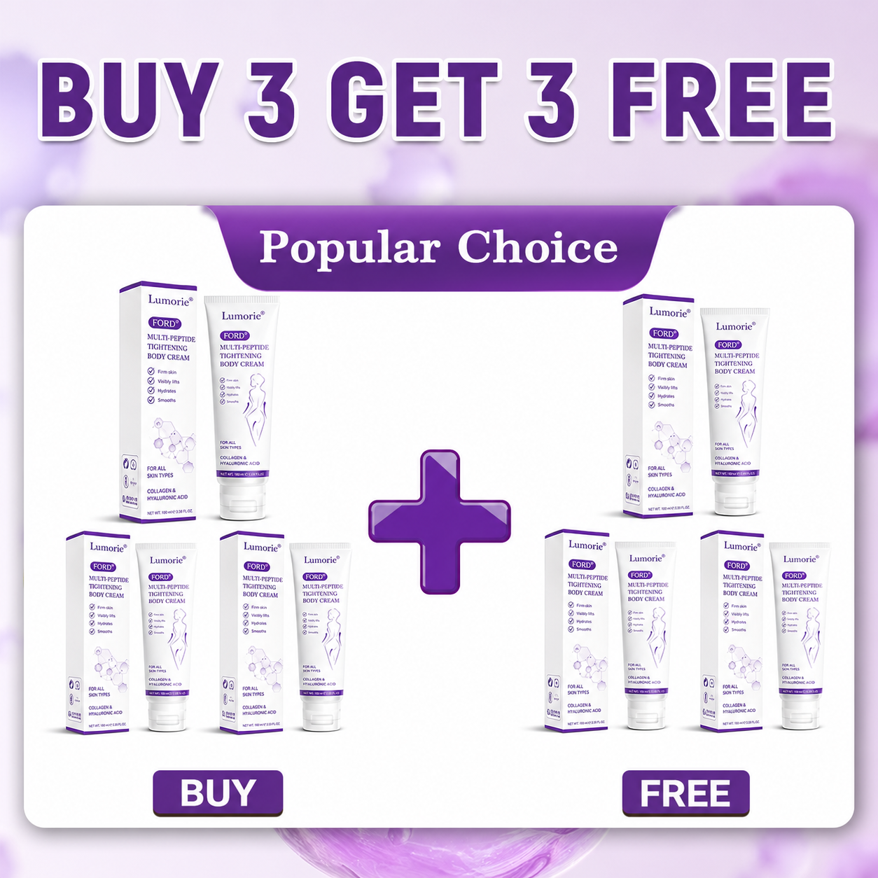 𝐋𝐮𝐦𝐨𝐫𝐢𝐞® PDRN💎 Multi-Peptide Massaging Body Roller Cream- Anti-aging, Hydrating, Skin Firming & Lifting, Skin Repair, Even Tone, Acne and Dark Spot Treatment, Wart and Mole Removal, and Psoriasis Relief.