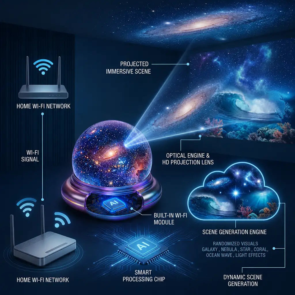 𝐋𝐮𝐦𝐨𝐫𝐢𝐞® Night Light Projector